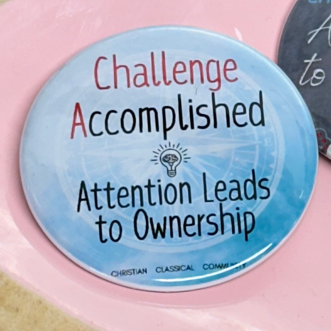 Challenge A Accomplished - Pin Back Button