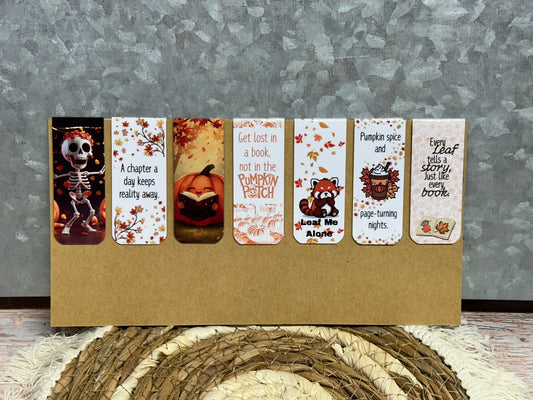 Fall Magnetic Bookmark Collection